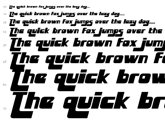 Huggy Bear font waterfall